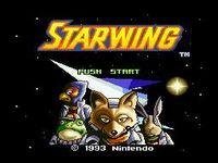 une photo d'Ã©cran de Starwing sur Nintendo Super Nes
